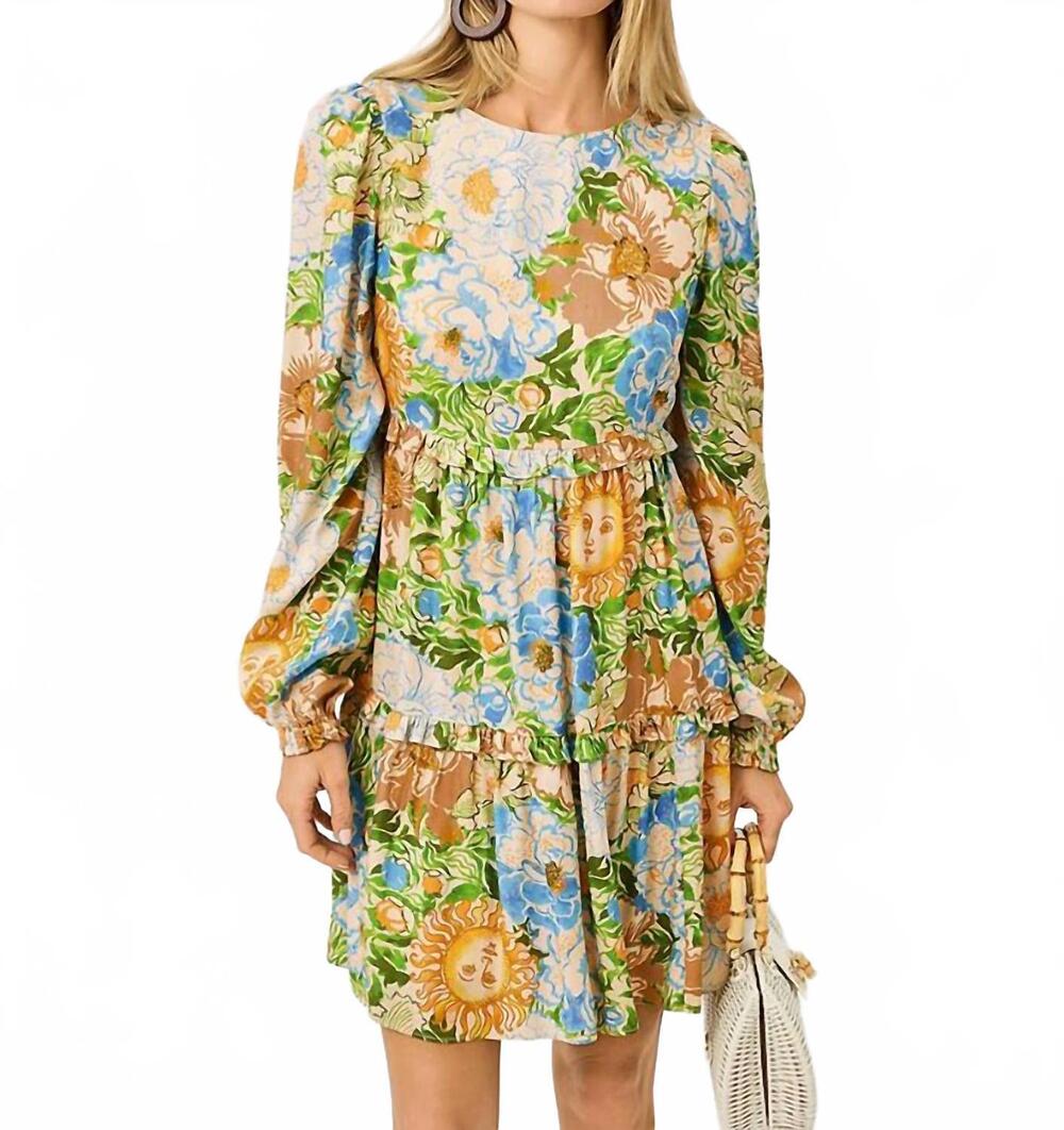 NEW LILLY PULITZER cecile mini dress in rutabaga sympeony